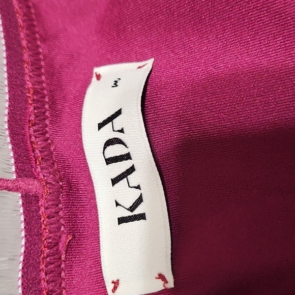 NWT KADA Pencil Skirt - Merlot - Picture 5 of 6